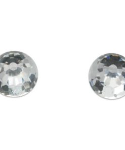 Clear earrings ball swarovski elements
