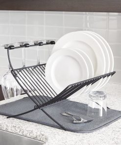 Égouttoir à Vaisselle et Tapis de Séchage en Microfibre XDRY Umbra