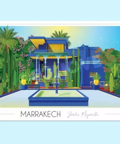 Affiche Marrakech Jardin Majorelle