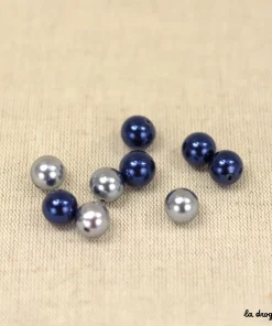 Bouton Riviera 1 perle 12 mm