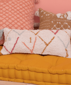 Coussin multicolore