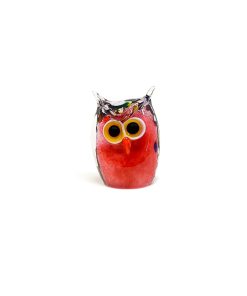 Owl crystal craft sculpture