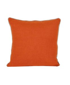 Coussin orange 45×45 lino