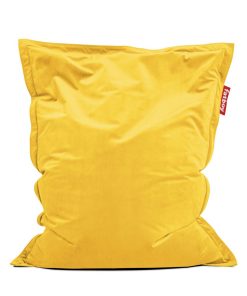 Fatboy Pouf Original Slim Velvet / Velours – 155 x 120 cm Jaune