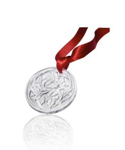 Ornement noël 2017 entrelacs lalique