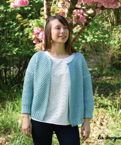 La veste “Château de Thoiry” | Kit à tricoter