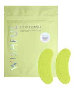 Wishful – Masques Eye Lift & Contour Double Peptide Hydrogel – Masque pour yeux et visage