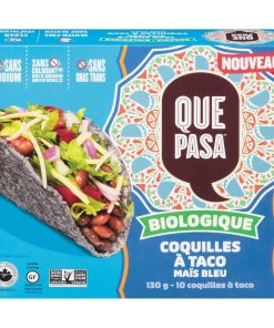 Coquilles à Taco Maïs Bleu (QUE PASA)
