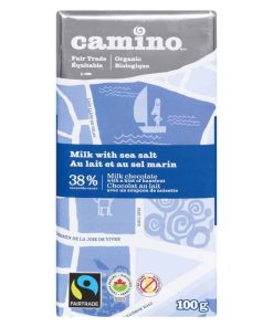 Chocolat Lait Fleur de Sel Bio Équitable (CAMINO)
