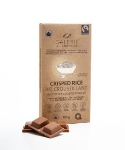 Chocolat Lait Riz Croustillant Équitable (GALERIE AU CHOCOLAT)