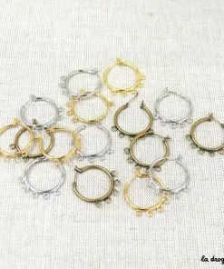 Créole 5 anneaux 23 mm | Apprêt