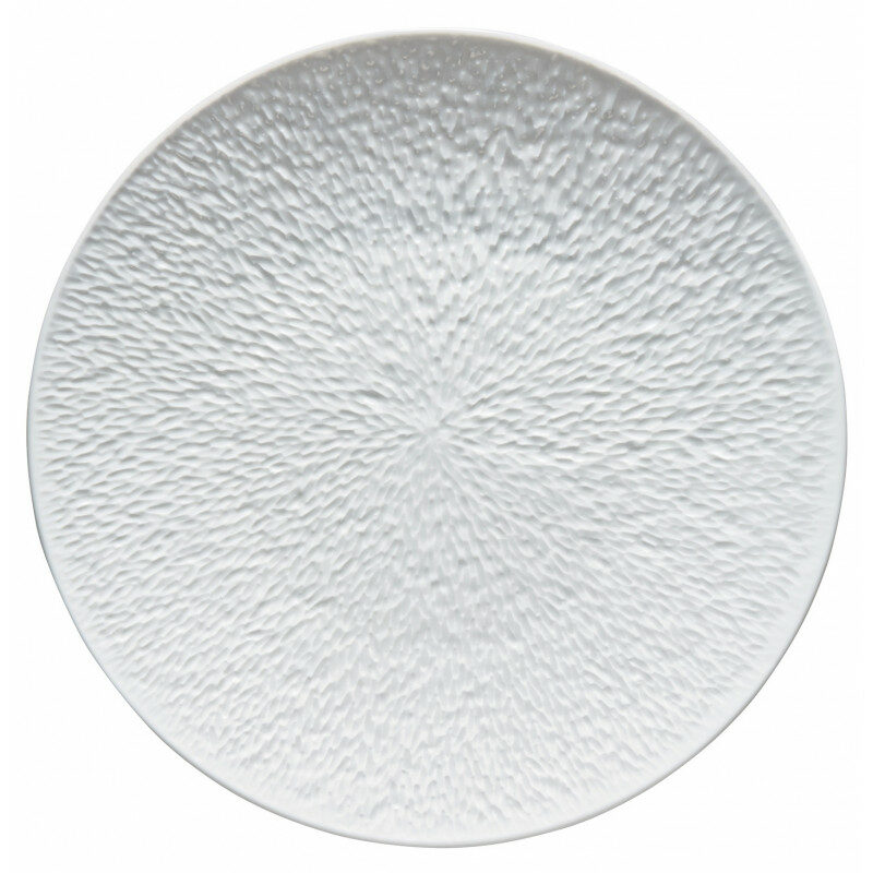 Flat plate 32 cm engraved Mineral Raynaud