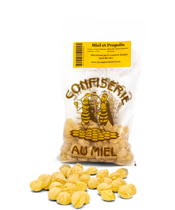 Boules au miel et à la propolis en sachet de 200 grammes