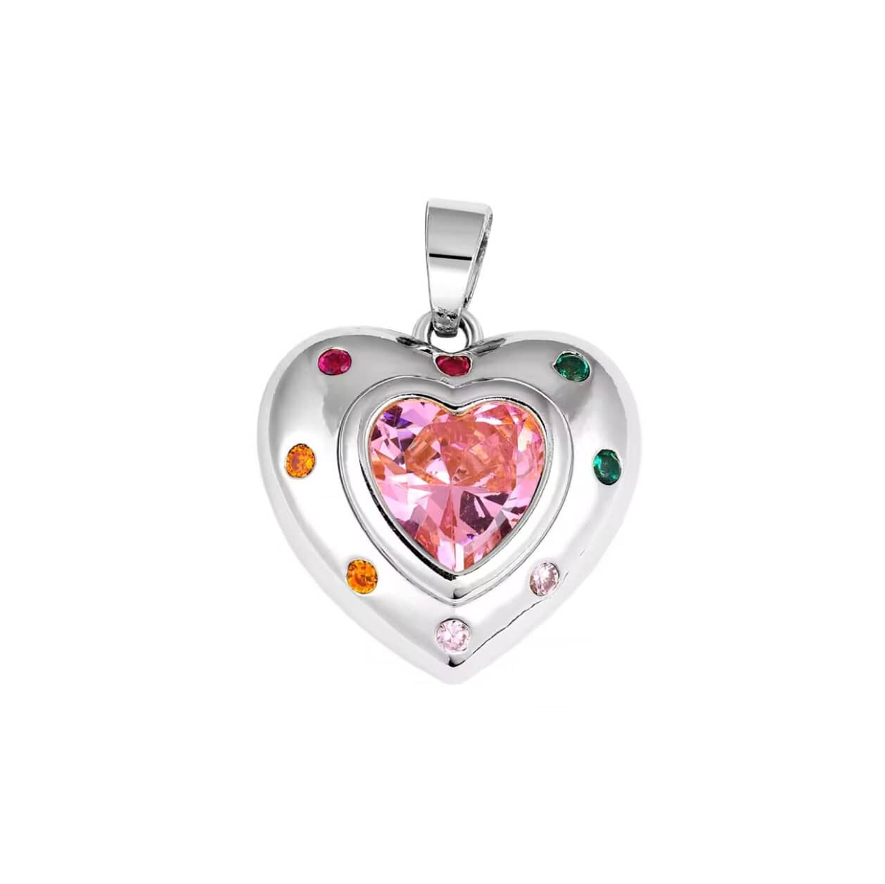 Pendentif cœur princesse cristal – Bild 2