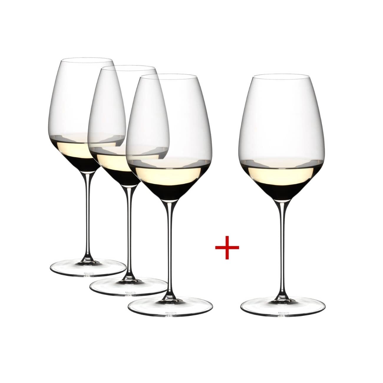 Verre Rieling dégustation Veloce Riedel X4 (dont 1 gratuit)