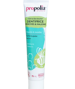 Dentifrice sans fluor apaisant et purifiant, Propolis, Menthe, Anis