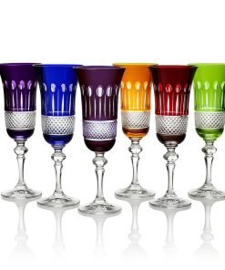 6 champagne flute color yvan