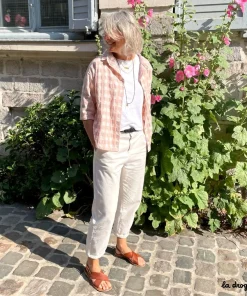 Chemise Wolof Vichy in the city | Kit à coudre