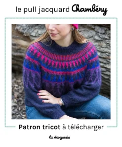 Fiche du pull jacquard “Chambéry” | Patron tricot à télécharger