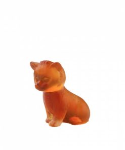 Mini chatons assis ambre daum