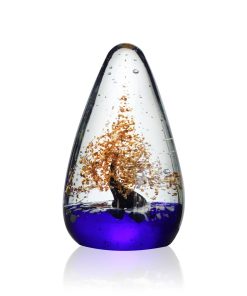 Crystal paperweight monolithe