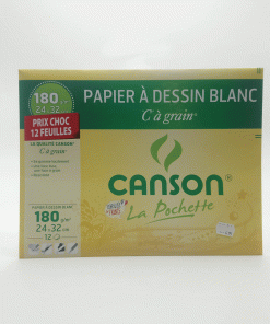 Papier à dessin Canson 12 feuilles a4 180g