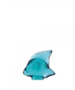 Poisson turquoise clair lalique