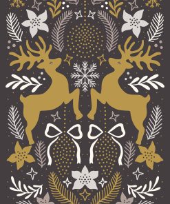 Féerie Hivernale – Affiche Noël Élégante