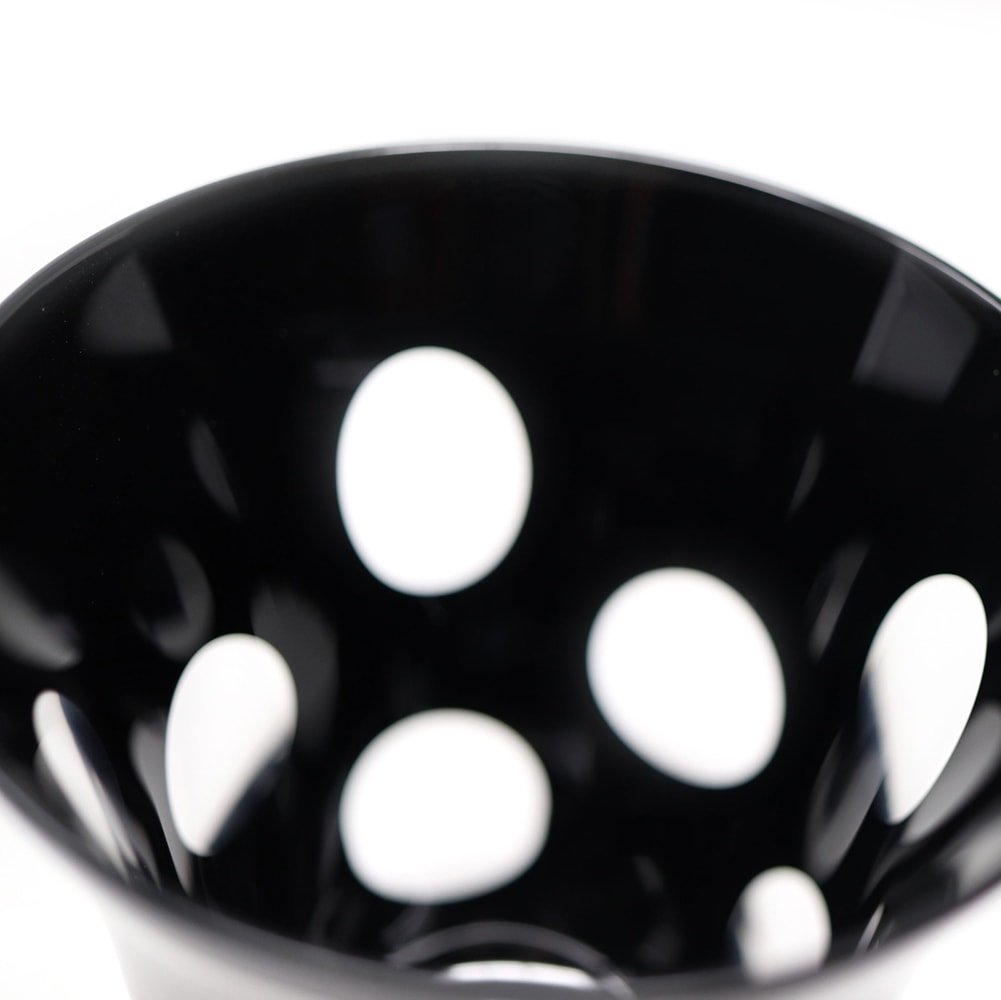 Verre vin cristal noir pastille – Bild 2