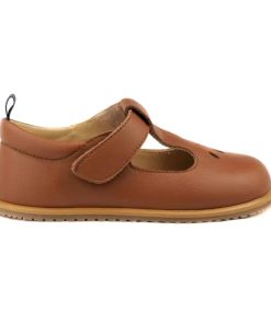 Klassische Kinderschuhe Klett, Braun